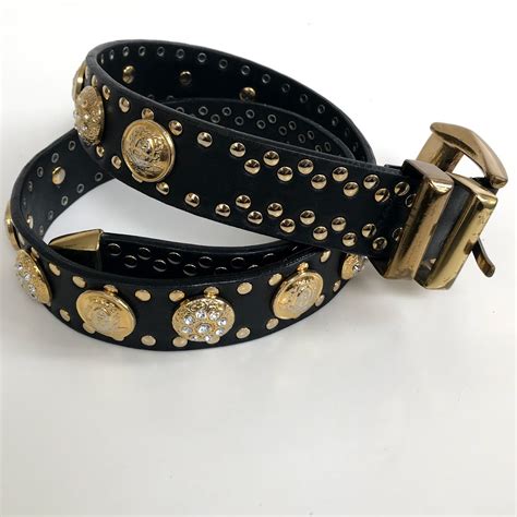 vintage double versace belt|versace belt replacement.